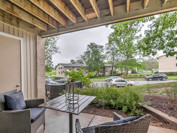 Private patio